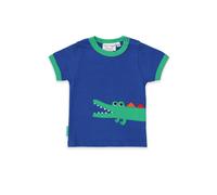 Toby Tiger Croc Applique Short-Sleeved T-Shirt | Size: 4-5 Years Toby Tiger Multicolor 4-5 Years