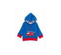Toby Tiger Fire Engine Applique Hoodie | Size: 2-3 Years Toby Tiger Multicolor 2-3 Years