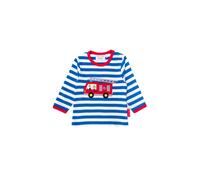 Toby Tiger Fire Engine Applique Long-Sleeved T-Shirt | Size: 12-18 m Toby Tiger Multicolor 12-18 m