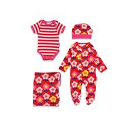 Toby Tiger Flower Print Baby Gift Set | Size: 0-3 m Toby Tiger Multicolor 0-3 m