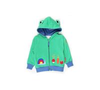 Toby Tiger Frog Applique Hoodie | Size: 5-6 Years Toby Tiger Multicolor 5-6 Years