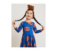 Toby Tiger Girl's Pretzel Print Skater Dress in Blue | Size: 18-24 m Toby Tiger Blue 18-24 m