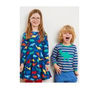 Toby Tiger Girl's Rainbow Dinosaur Print Skater Dress | Size: 12-18 m Toby Tiger Multicolor 12-18 m