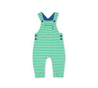 Toby Tiger Green Breton Stripe Dungarees | Size: 6-12 m Toby Tiger Green 6-12 m