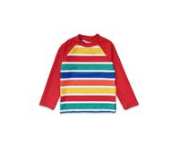 Toby Tiger Happy Stripe Print Kids' Swim Rash Vest | Size: 7-8 Years Toby Tiger Multicolor 7-8 Years