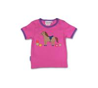 Toby Tiger Hillside Pony Applique Short-Sleeved T-Shirt | Size: 2-3 Years Toby Tiger Multicolor 2-3 Years