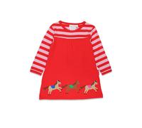 Toby Tiger Horse & Pony Applique Dress in Red | Size: 4-5 Years Toby Tiger Red 4-5 Years