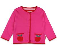 Toby Tiger Apple Applique Reversible Jacket in Pink | Size: 5-6 Years Toby Tiger Pink 5-6 Years