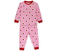 Toby Tiger Apple Print Pyjamas in Pink | Size: 4-5 Years Toby Tiger Pink 4-5 Years