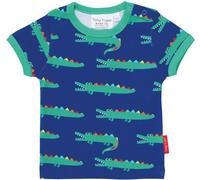 Toby Tiger Kids 100% Cotton Croc Print Short-Sleeved T-Shirt -