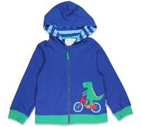 Toby Tiger Kids 100% Cotton Dinosaur Applique Hoodie -