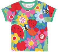 Toby Tiger Kids 100% Cotton Fruit Flower Print T-Shirt -