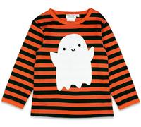 Toby Tiger Kids 100% Cotton Happy Ghost Applique T-Shirt -
