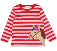 Toby Tiger Pony Applique Long Sleeved T-Shirt | Size: 3-4 Years Toby Tiger Multicolor 3-4 Years