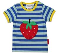 Toby Tiger Kids 100% Cotton Strawberry Applique T-Shirt -
