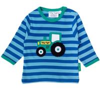 Toby Tiger Kids 100% Cotton Tractor Applique T-Shirt -