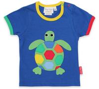 Toby Tiger Kids 100% Cotton Turtle Applique T-Shirt -
