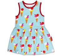 Toby Tiger Kids 95% Cotton Ice Cream Cones Summer Dress - - Size: 4-5y