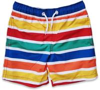 Toby Tiger Kids Happy Stripe Print Swim Shorts -