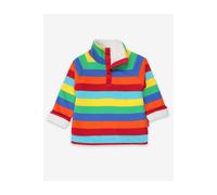 Toby Tiger Multi Stripe Cosy Fleece Sweatshirt | Size: 18-24 m Toby Tiger Multicolor 18-24 m
