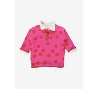 Toby Tiger Organic Apple Print Fleece Sweatshirt - 12-18m / 86cm