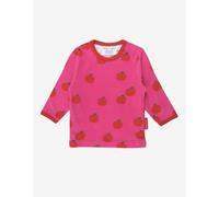 Toby Tiger Apple Print Long-Sleeved T-Shirt in Pink | Size: 18-24 m Toby Tiger Pink 18-24 m