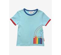 Toby Tiger Organic Art Applique Short-Sleeved T-Shirt - 18-24m / 92cm