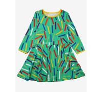 Toby Tiger Organic Art Print Skater Dress - 5-6y / 116cm