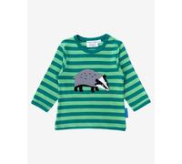Toby Tiger Organic Badger Applique Long-Sleeved T-Shirt - 6-7y / 122cm