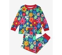 Toby Tiger Organic Bold Floral Print Pyjamas - 3-4y / 104cm