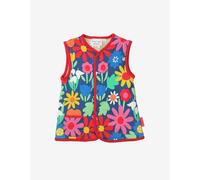 Toby Tiger Organic Bold Floral Reversible Gilet - 5-6y / 116cm
