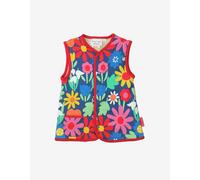 Toby Tiger Organic Bold Floral Reversible Gilet - 7-8y / 128cm