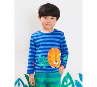 Toby Tiger Organic Born Free Lion Applique Long-Sleeved T-Shirt - 3-6m 68cm