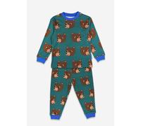 Toby Tiger Organic Brown Bear Print Pyjamas - 2-3y / 98cm