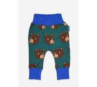 Toby Tiger Bear Print Yoga Pants in Teal | Size: 3-6 m Toby Tiger Teal 3-6 m