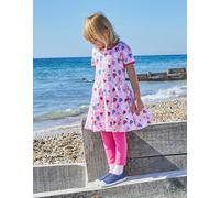 Toby Tiger Organic Bunny Print Skater Dress - 1-2y / 92cm