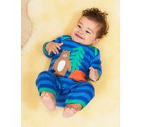 Toby Tiger Organic Camping Bear Applique Sleepsuit - 0-3m / 56cm
