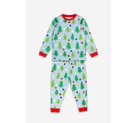 Toby Tiger Organic Christmas Tree Print Pyjamas - 5-6y / 116cm