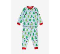 Toby Tiger Organic Christmas Tree Print Pyjamas - 6-7y / 122cm