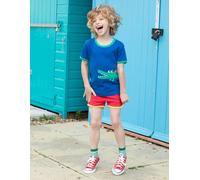 Toby Tiger Organic Crocodile Applique Short-Sleeved T-Shirt - 4-5y / 110cm