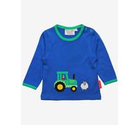 Toby Tiger Organic Farm Applique Long-Sleeved T-Shirt - 5-6y / 116cm