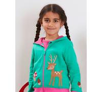 Toby Tiger Organic Fawn Applique Hoodie - 3-4y 104cm