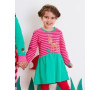 Toby Tiger Organic Fawn Applique Twirl Dress - 18-24m 92cm