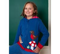 Toby Tiger Organic Floral Mushroom Applique Hoodie - 2-3y / 98cm