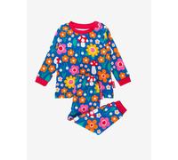 Toby Tiger Organic Floral Mushroom Print Pyjamas - 2-3y / 98cm