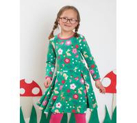 Toby Tiger Organic Forest Adventure Print Skater Dress - 6-12m 80cm