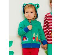 Toby Tiger Frog Applique Hoodie | Size: 3-4 Years Toby Tiger Multicolor 3-4 Years