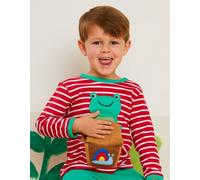Toby Tiger Organic Frog Applique Long-Sleeved T-Shirt - 6-12m / 80cm