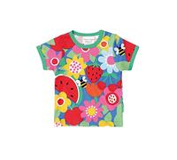 Toby Tiger Organic Fruit Flower Print SS T-Shirt 2-3y 98cm Multicoloured