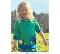 Toby Tiger Organic Hillside Applique Hoodie - 2-3y / 98cm